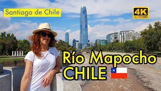 EL RIO MAPOCHO en SANTIAGO DE CHILE