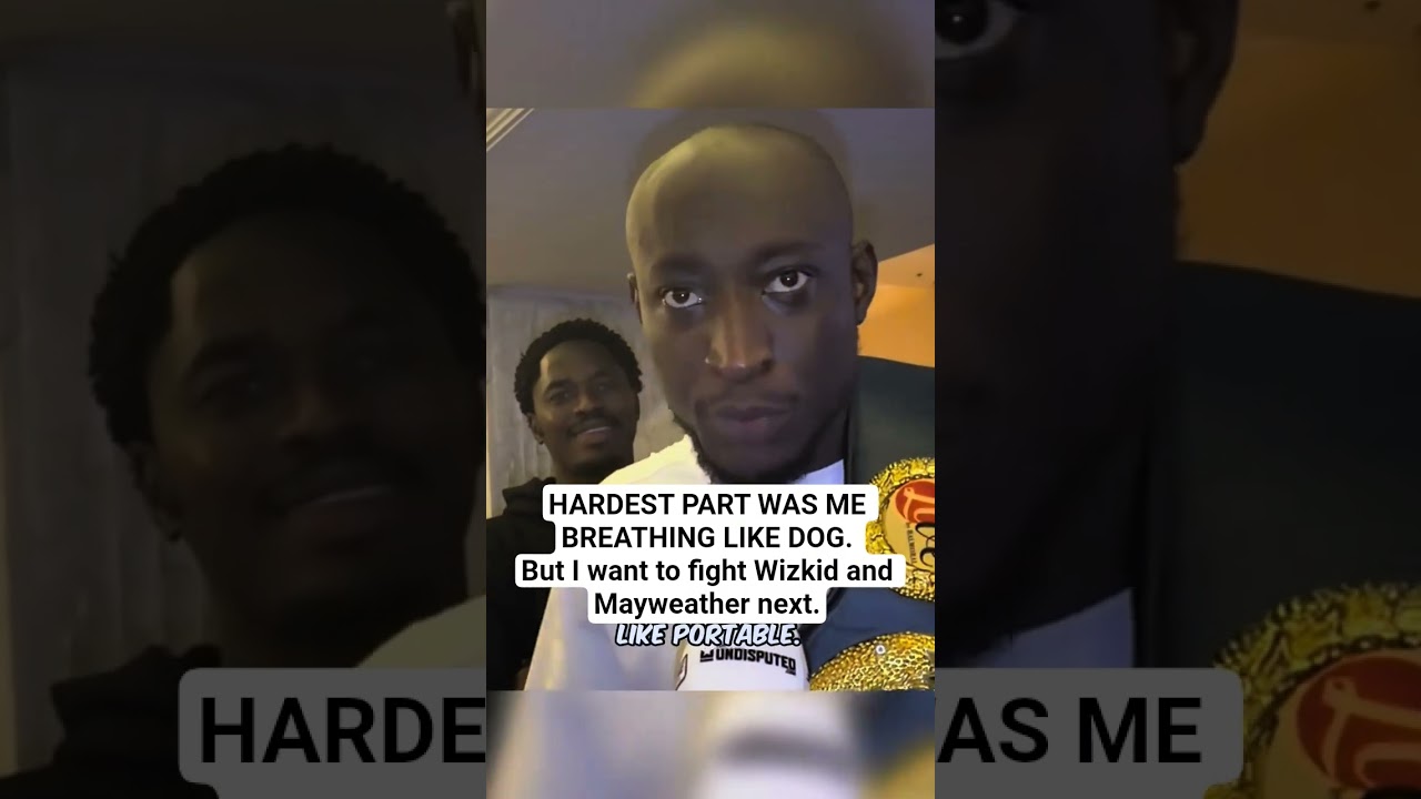 Carter First Interview After His Boxing 🥊 Fight With Portable.