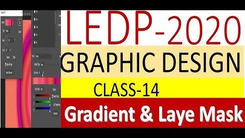 LEDP Graphic Design Class-14 (Rajbari)-  Gradient & Layer Mask by GM!