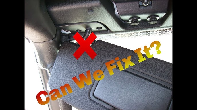 How to Fix a Broken Sun Visor in Your Car