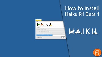 How to install Haiku R1 Beta 1