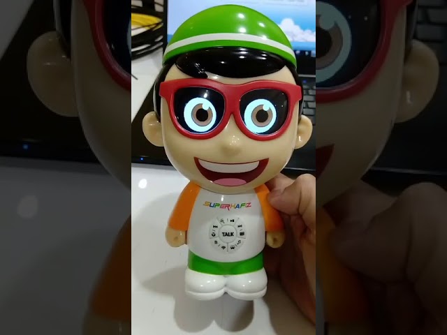 Bermain teka teki dengan Boneka Pintar Suoer Hafiz Mainan Edukasi Anak Canggih Bisa Ngobrol class=