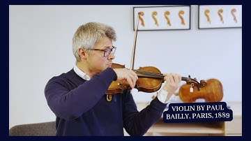 Tim Wright Fine Violins: Violin by Paul Bailly, Paris, 1889