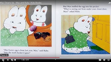 Max Cleans Up - Max and Ruby | Kids Books