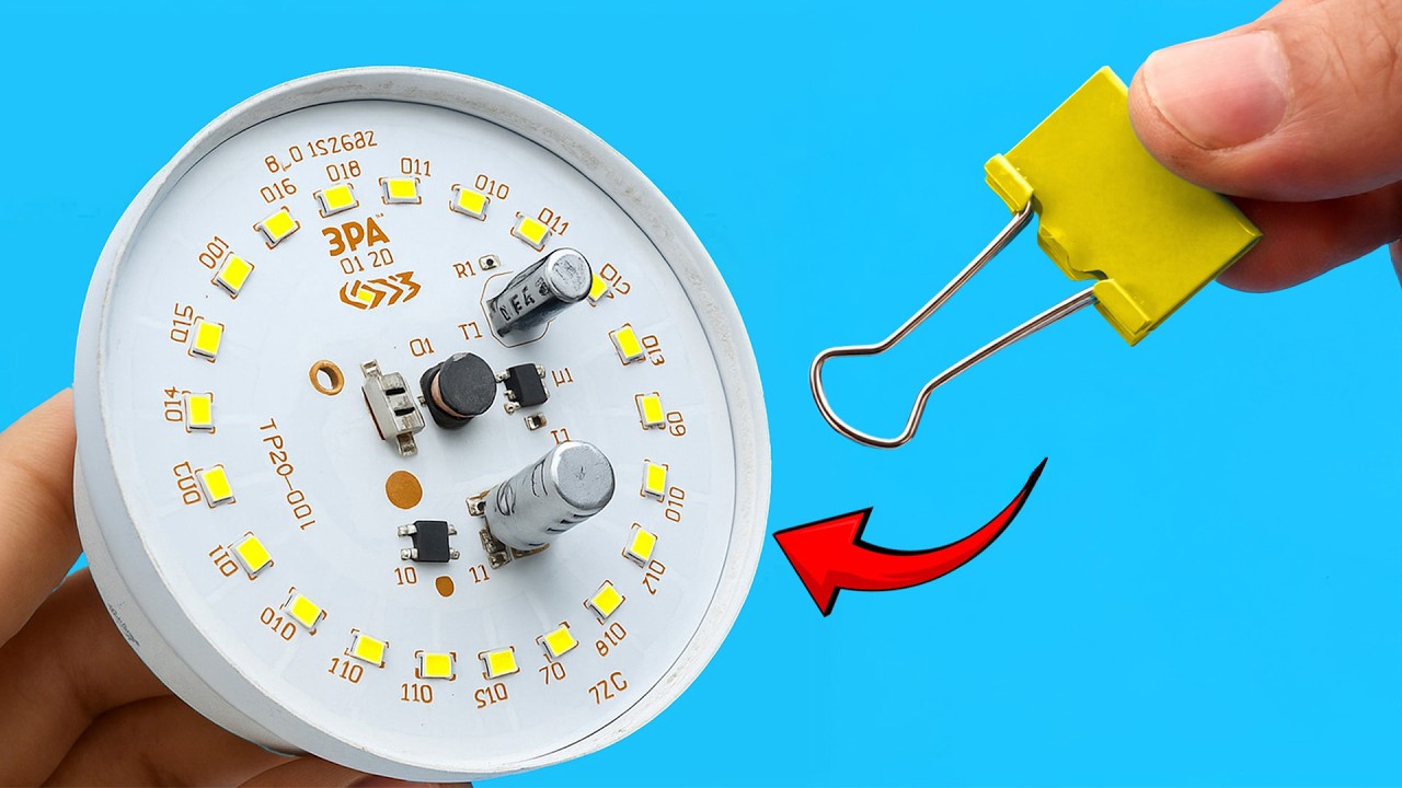 Never Buy New LED Bulbs! Just Use This Trick and Old LED Bulbs can be Revived