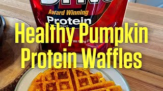 Healthy Pumpkin Protein Waffles