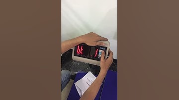 Chỉnh độ sáng cho cân TPS DH