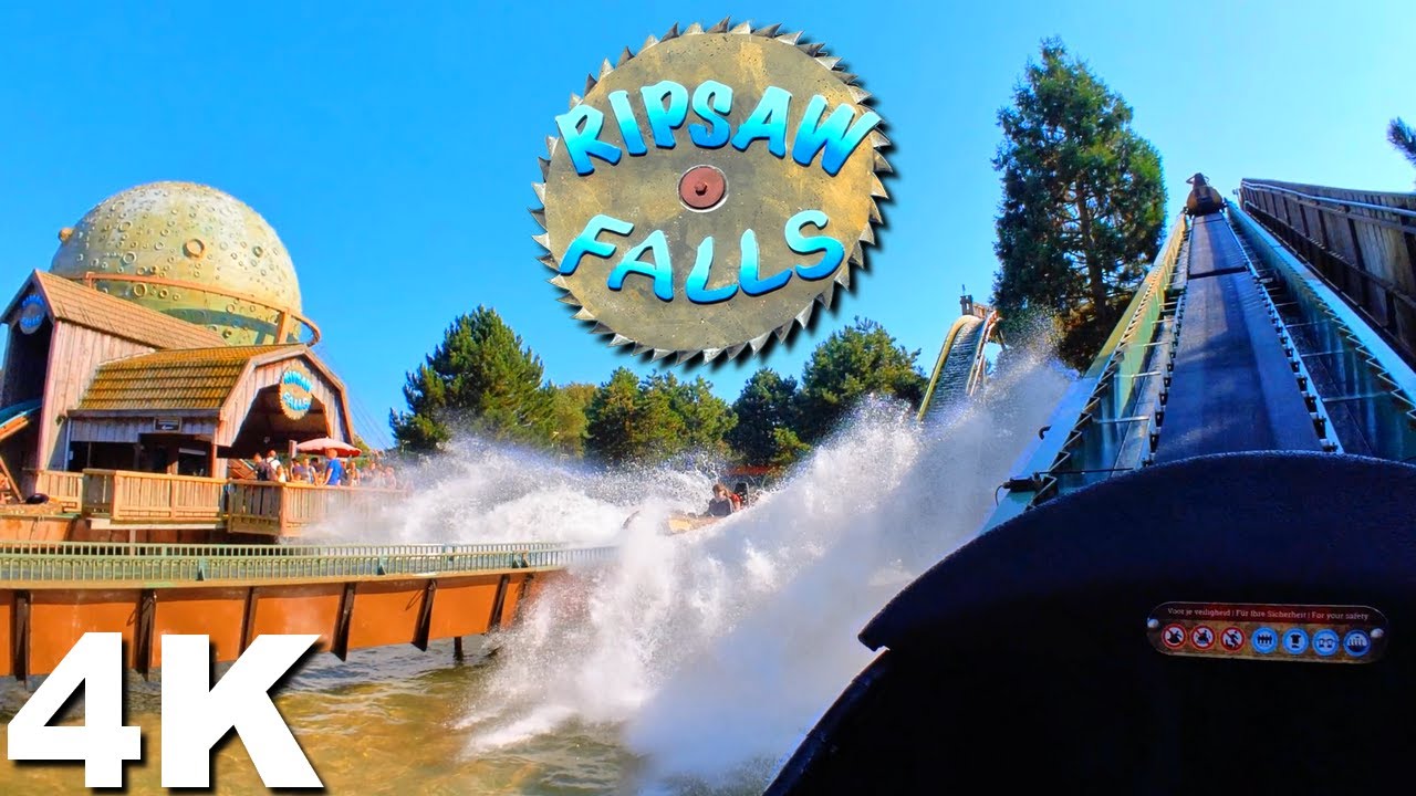 Ripsaw Falls [On-Ride 4K POV] - Slagharen