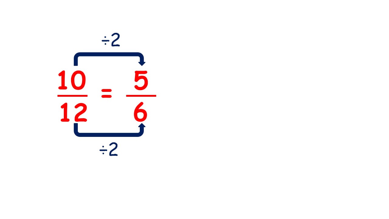 use division to find equivalent fractions youtube