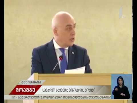 საგარეო საქმეთა მინისტრის ვიზიტი