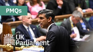 Prime Minister&#39;s Questions (PMQs) - 21 June 2023