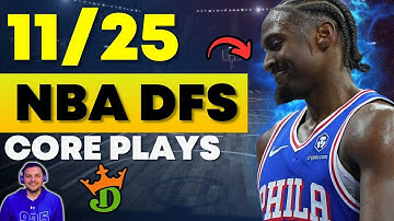 DraftKings NBA DFS: Top Core Plays & Winning Lineup Strategy for TUESDAY November 25th, 2025