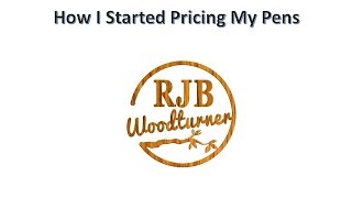 How I Learned To Price My Pens