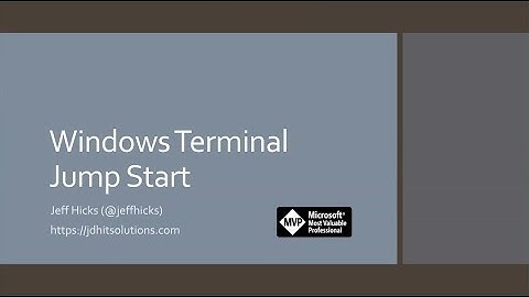 Jumping into Windows Terminal