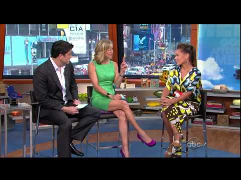 Lara Spencer - great legs in short skirt  - GMA afternoon 8-3-2012
