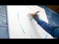 80's Inspired Abstract Painting Demo | Eightiesium