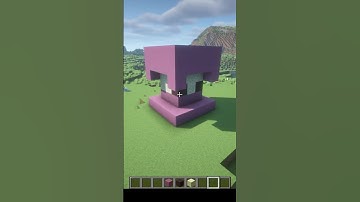 Minibuild 73 | Shulker statue #minecraft #minecraftminibuild