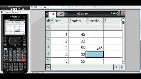 Median Smoothing on TiNspire