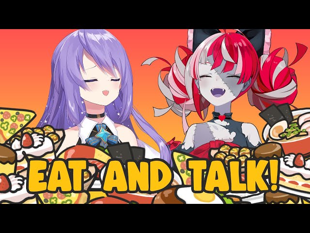 【Freetalk Offcollab】Eat and Talk Time!【moona / ollie】のサムネイル