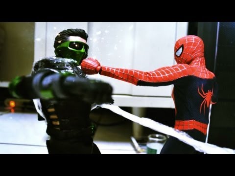 Hot Toys Stop Motion : Spiderman VS Green Goblin 蜘蛛人VS綠惡魔