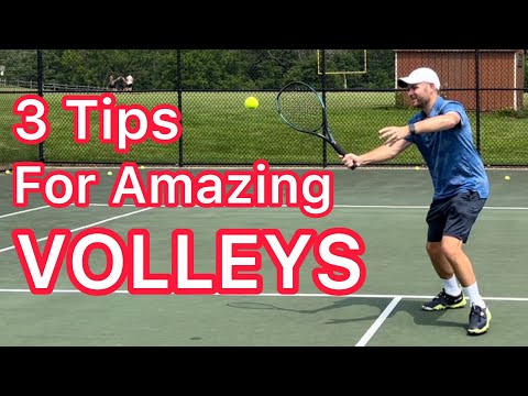 How To Hit Amazing Volleys (3 Awesome Tennis Tips)