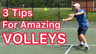 How To Hit Amazing Volleys 3 Awesome Tennis Tips
