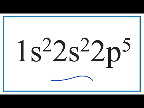 Video: Jaký prvek má elektronovou konfiguraci 2 5?