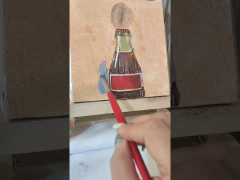 وقتی یک بطری کوکاکولا تبدیل میشه به مدل نقاشی هنر از همین چیزای ساده شروع میشه  