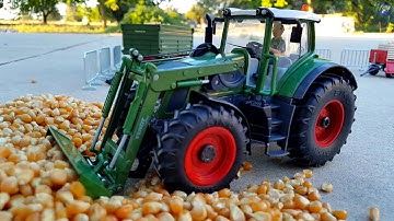 Siku Control 32 - RC Fendt 939 Tractor with front loader at work! - HD