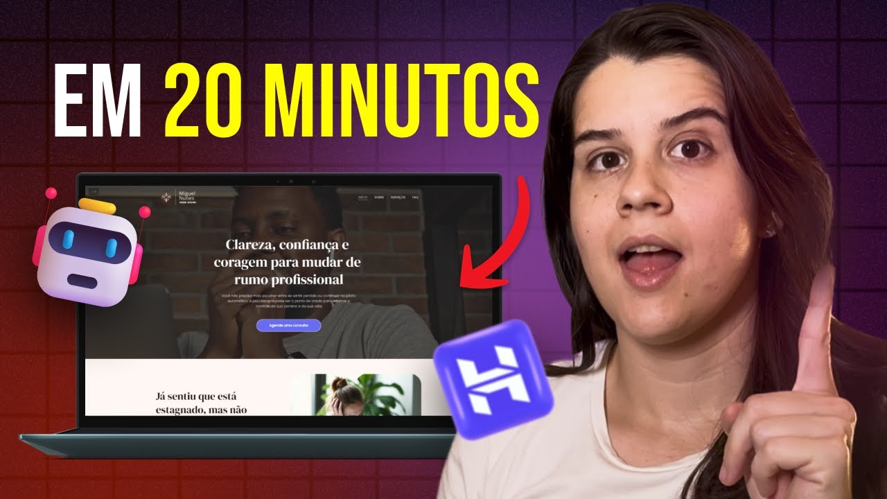 Como Criar Site com IA em 20 Minutos (PASSO a PASSO para INICIANTES ...