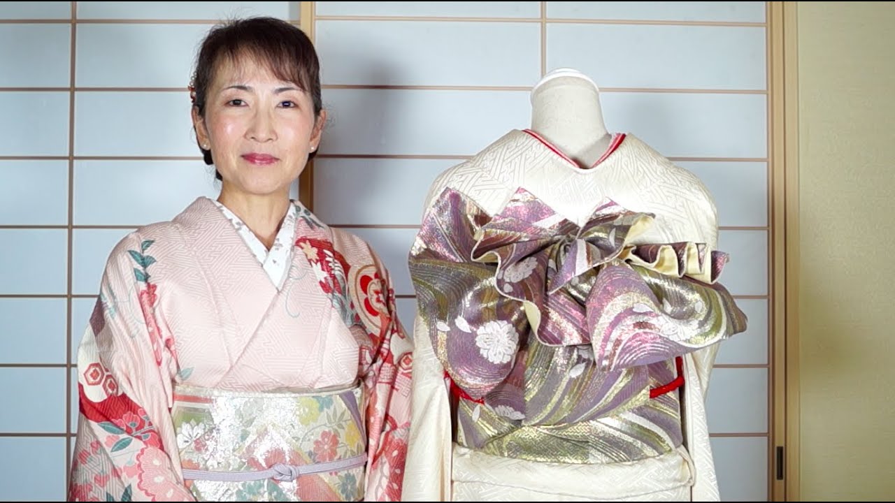 【K715】時短！ニ部式 作り帯 飾り結び 振袖⋅舞台⋅舞踊などに 七五三にも K715】時短！ニ部式 作り帯 飾り結び 振袖⋅舞台⋅舞踊などに