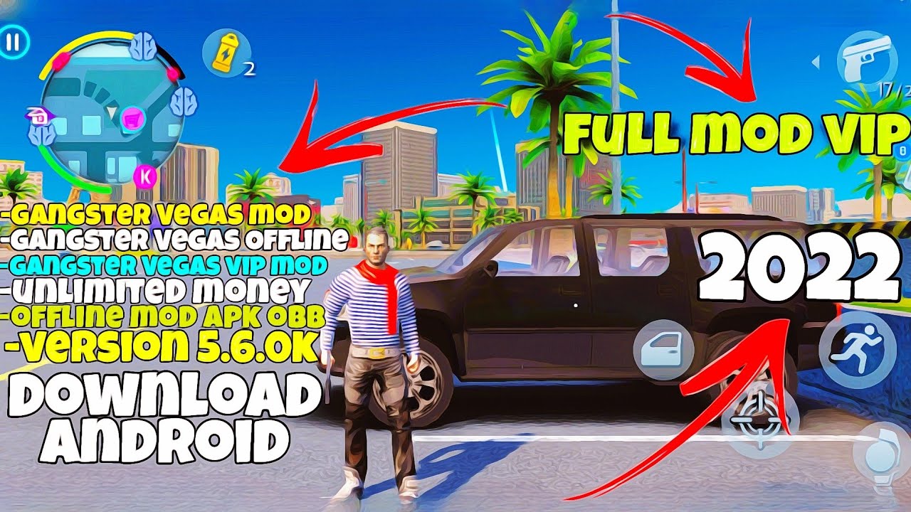 GANGSTAR VEGAS APK MOD COM DINHEIRO INFINITO OFFLINE ATUALIZADO