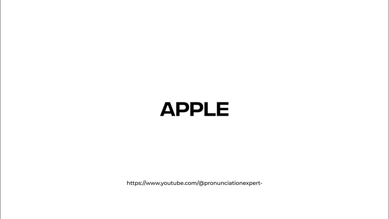 How To Pronounce Apple YouTube how-to-pronounce-apple-youtube
