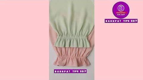  📎Clothing sewing skills - elastic cuff sewing process #SewingTipsIndia#DIYFashionIndia