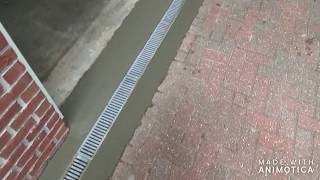 How to install a Catch Base Drain in front of Garage call 8003019317