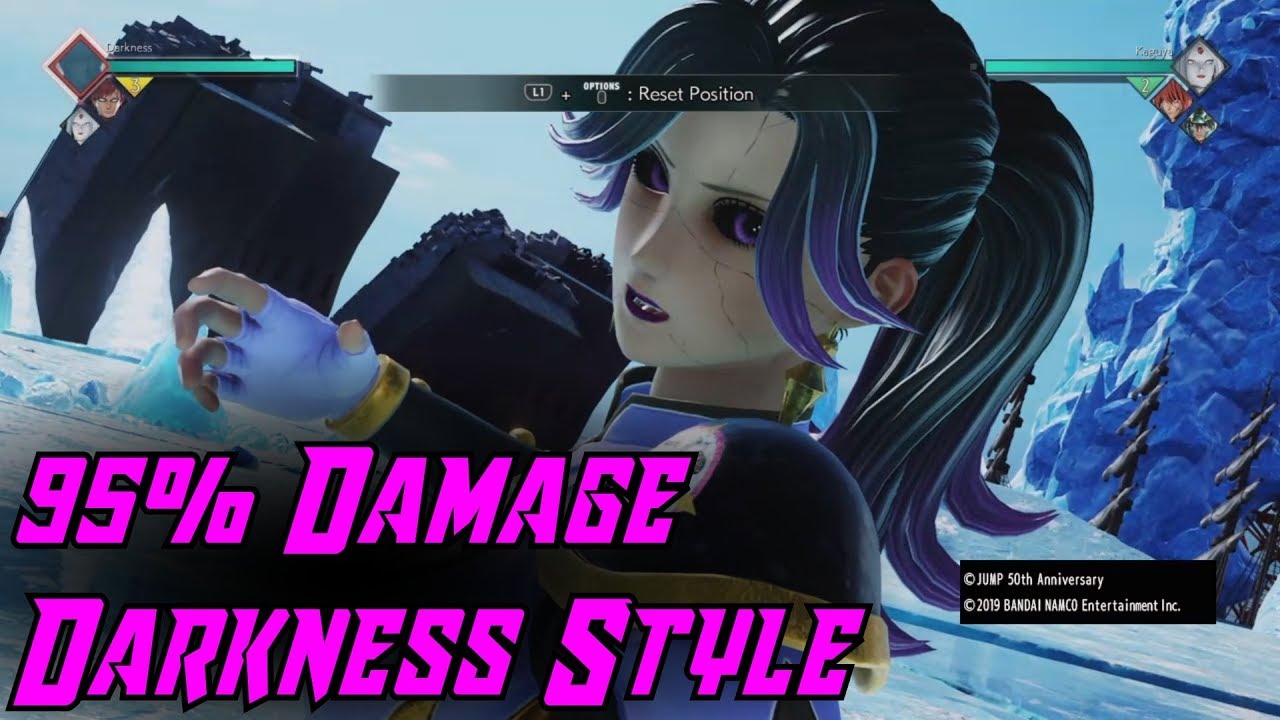 Jump Force CaC 95% Damage Combo Darkness Style