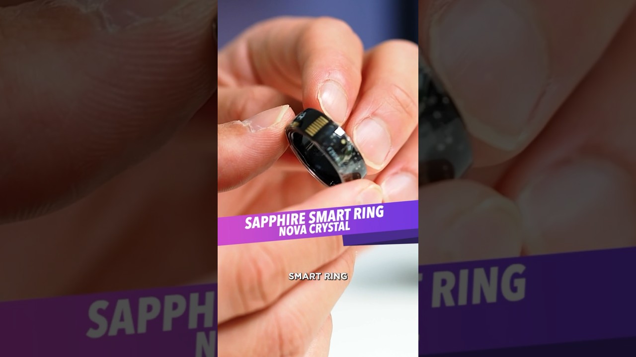A SAPPHIRE smart Ring? Nova Smart Ring Crystal