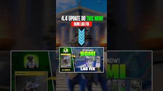 BGMI Lag Fix After 4.4 Update |