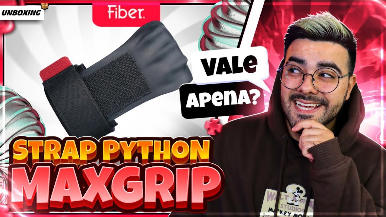 🔥 Unboxing Strap Python MaxGrip Fiber + CUPOM EXCLUSIVO RAFANUNES 🐍💥 ...