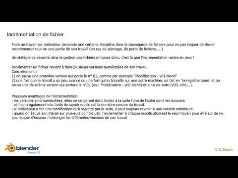 Blender 2.8 - Gestion de fichiers (0)