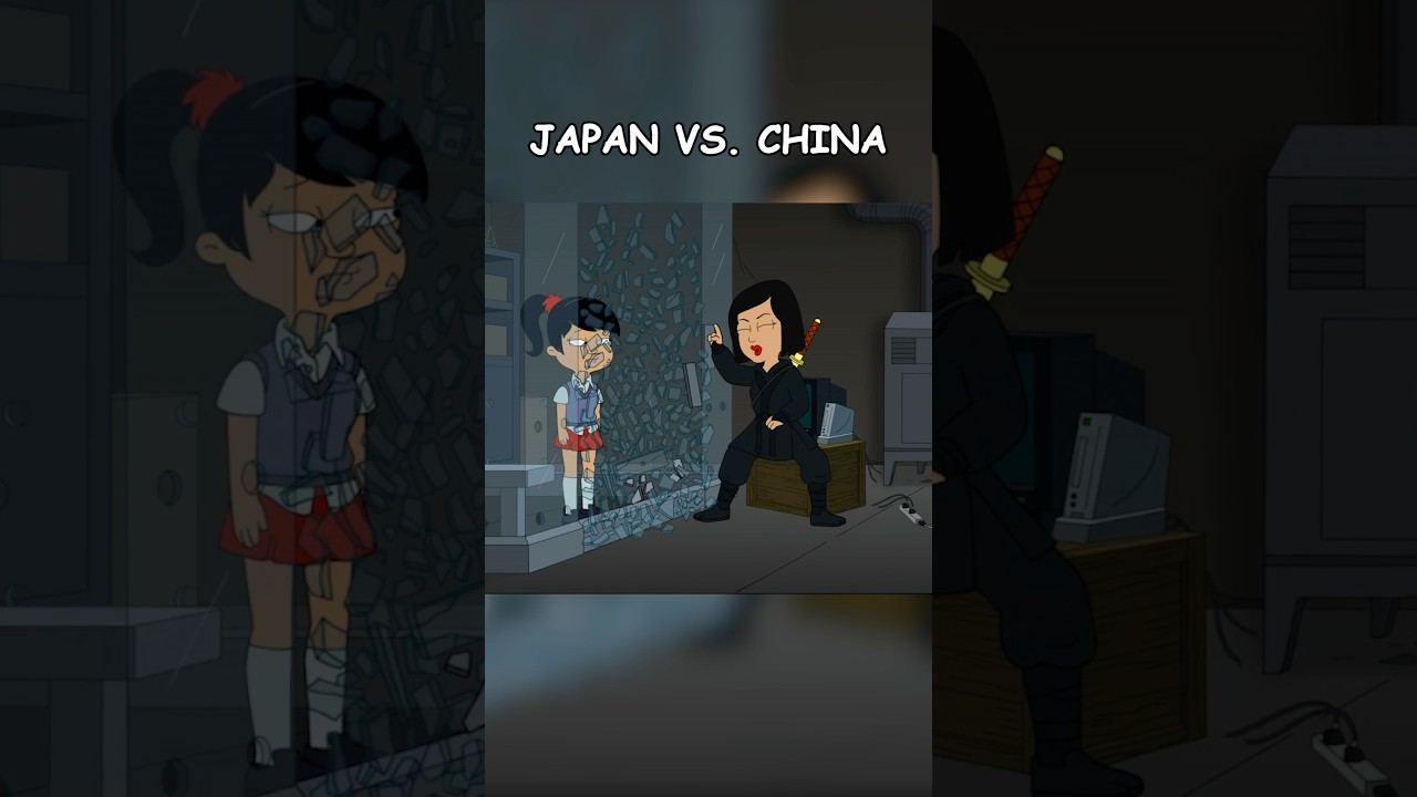 Samurai vs Ninja🥷🔪 #bestmoments #americandad