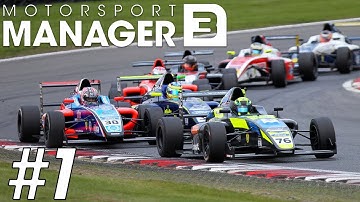 Motorsport Manager Mobile 3 Career Mode - Part 1 FIRST RACE & NEW DRIVER!