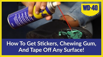 Remove Stickers, Chewing Gum And Tape From Any Surface Easily | WD-40 | Chalees On, Problem Gone!
