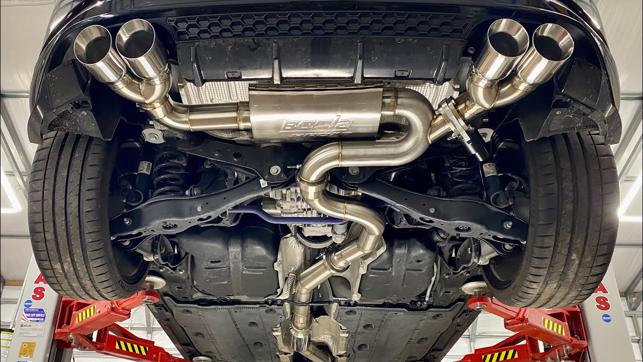 Golf R Valved Turbo Back Exhaust - YouTube