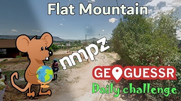 Geoguessr Daily Challenge - NMPZ - This Flat Mountain Is Easy To Identify