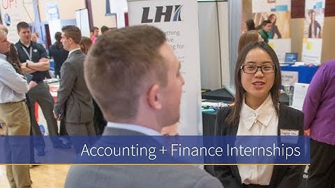 Accounting and Finance Internship Information Video (Fall 2022)