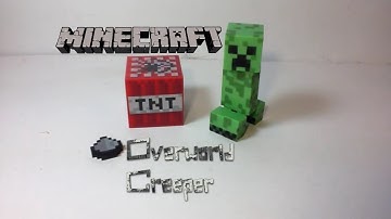 Video Review of the Minecraft Series 1: Overworld Creeper Figure