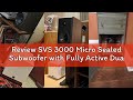 Review SVS 3000 Micro Sealed Subwoofer with Fully Active Dual 8-inch Drivers (Piano Gloss White)