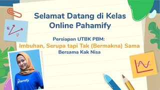 Persiapan UTBK PBM: Imbuhan, Serupa tapi Tak (Bermakna) Sama