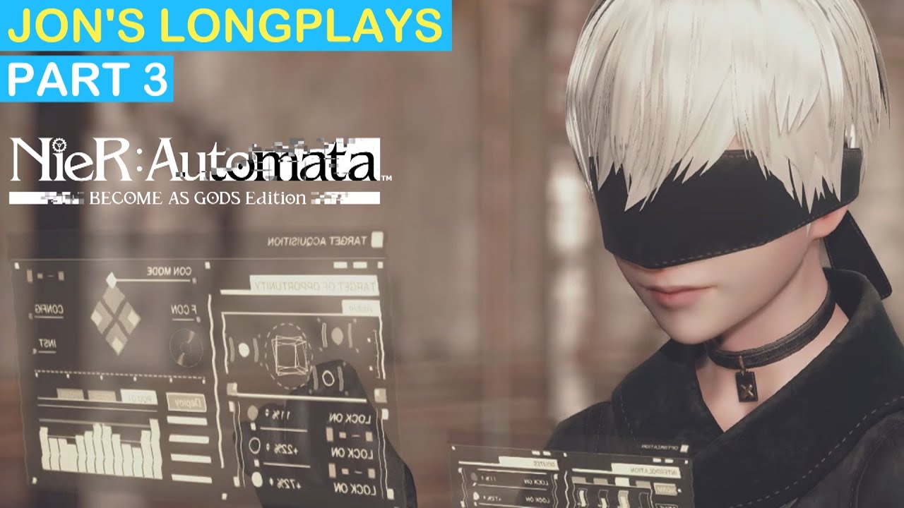 NierAutomata All 26 Endings Part 3 Jon's Longplays No Commentary